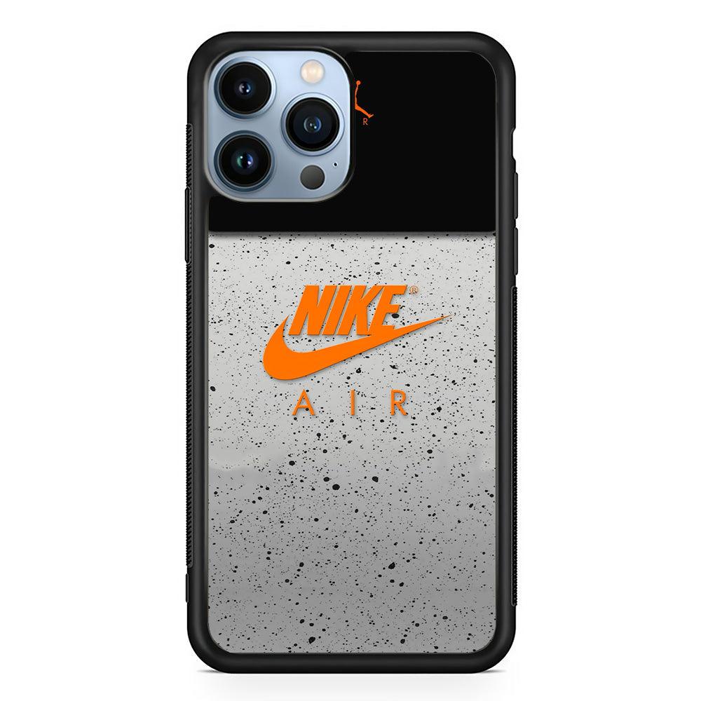 Nike Air Emblem of Pride iPhone 15 Pro Max Case-Rubber Black (2D Case)-Oxvistore