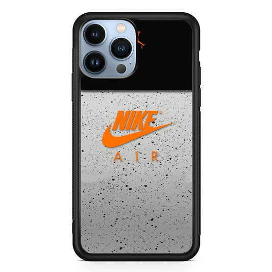 Nike Air Emblem of Pride iPhone 13 Pro Max Case-Rubber Black (2D Case)-Oxvistore
