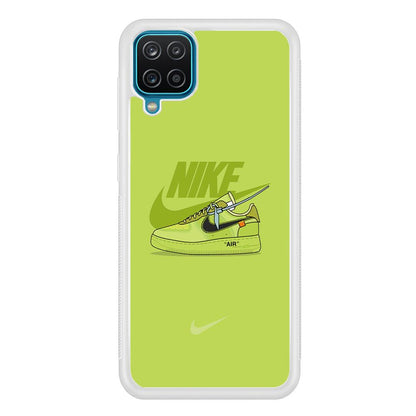 Nike Air Max Green Absolute Samsung Galaxy A12 Case-Oxvistore