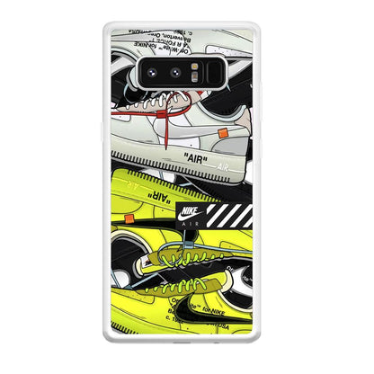 Nike Air Shoelaces Samsung Galaxy Note 8 Case-Oxvistore