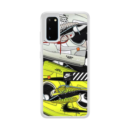 Nike Air Shoelaces Samsung Galaxy S20 Case-Oxvistore