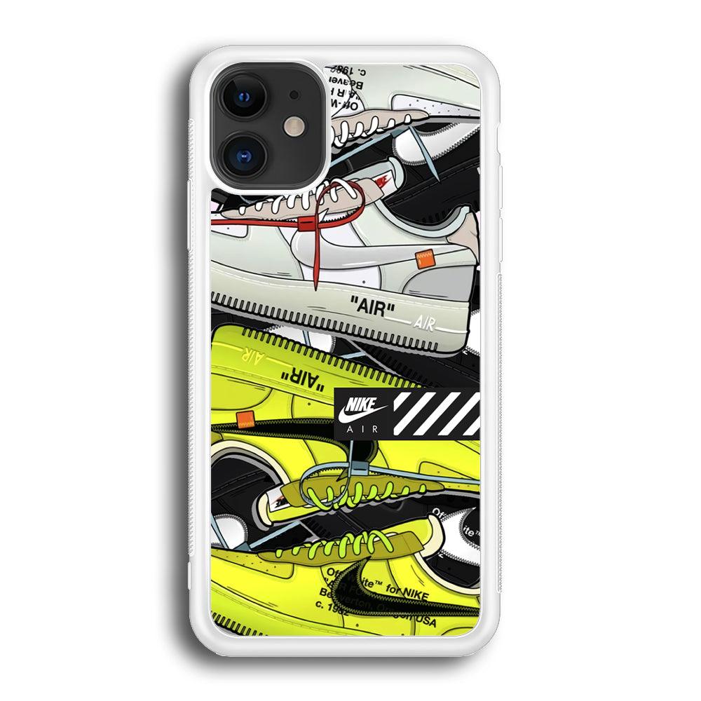 Nike Air Shoelaces iPhone 12 Case-Oxvistore