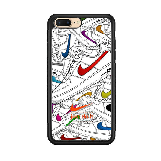 Nike Air White Shoes Pile iPhone 7 Plus Case-Oxvistore