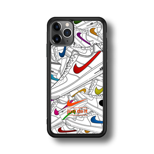 Nike Air White Shoes Pile iPhone 11 Pro Case-Oxvistore