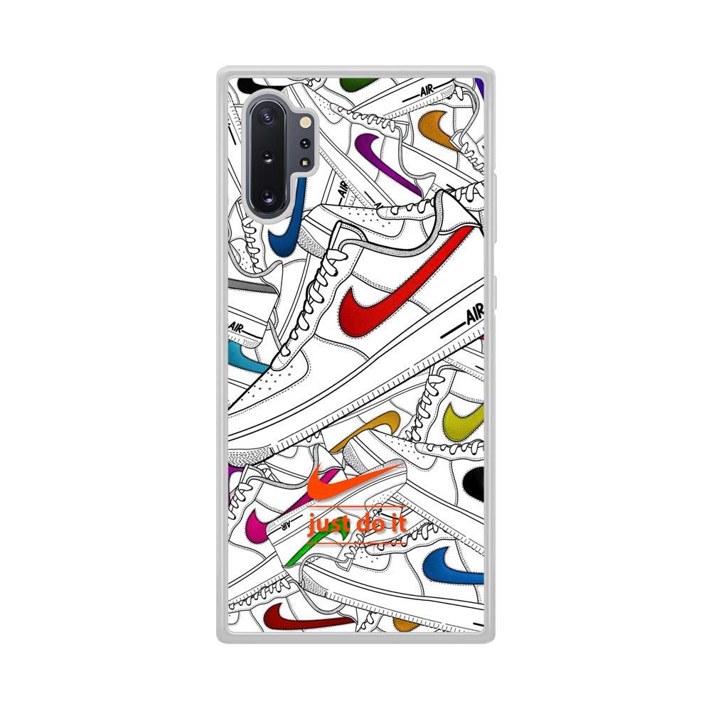 Nike Air White Shoes Pile Samsung Galaxy Note 10 Plus Case-Oxvistore