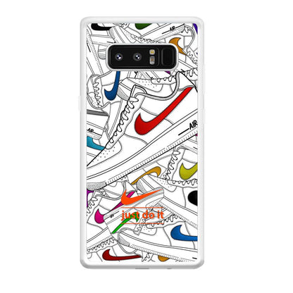 Nike Air White Shoes Pile Samsung Galaxy Note 8 Case-Oxvistore