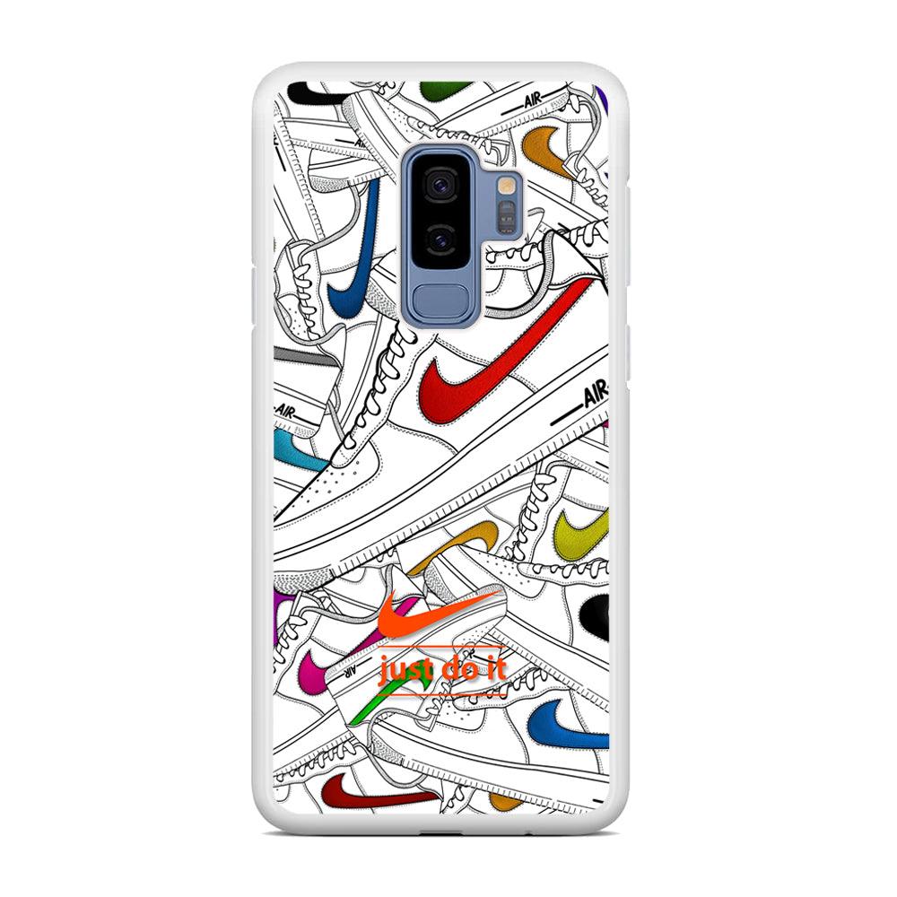 Nike Air White Shoes Pile Samsung Galaxy S9 Plus Case-Oxvistore