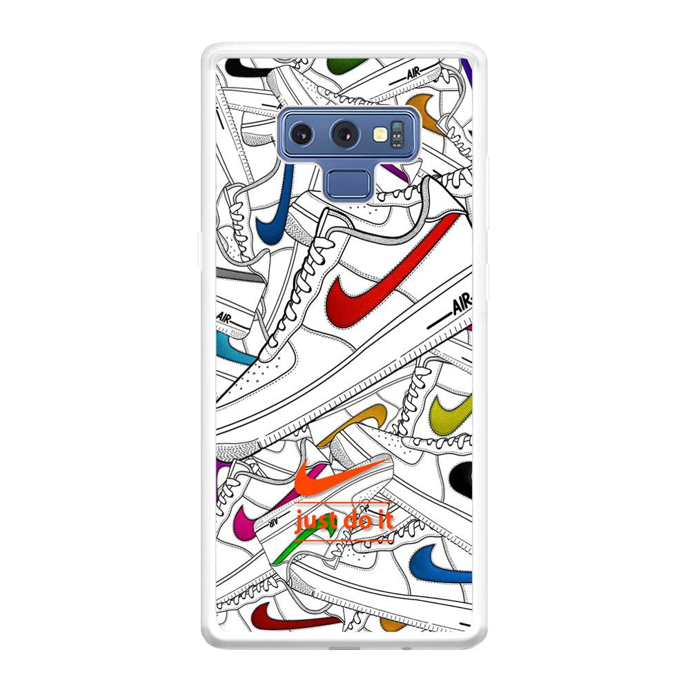 Nike Air White Shoes Pile Samsung Galaxy Note 9 Case-Oxvistore