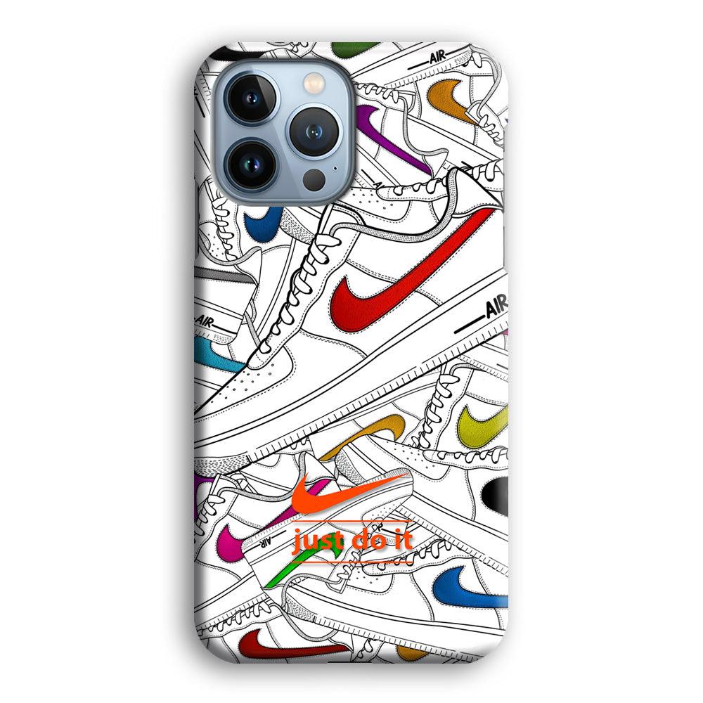 Nike Air White Shoes Pile iPhone 15 Pro Case-Oxvistore