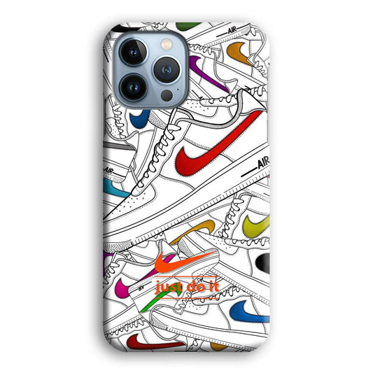 Nike Air White Shoes Pile iPhone 15 Pro Case-Oxvistore