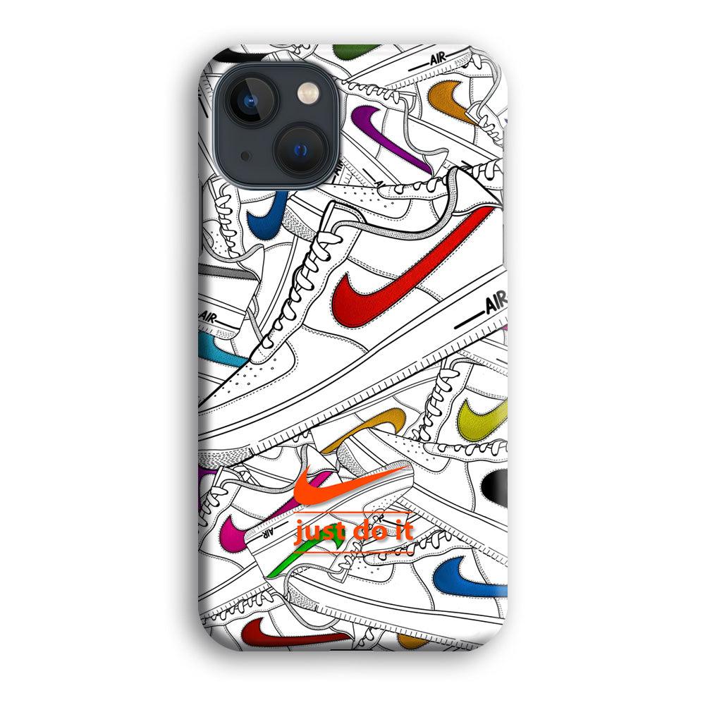 Nike Air White Shoes Pile iPhone 15 Plus Case-Oxvistore