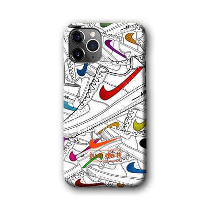 Nike Air White Shoes Pile iPhone 11 Pro Case-Oxvistore