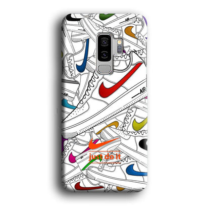 Nike Air White Shoes Pile Samsung Galaxy S9 Plus Case-Oxvistore