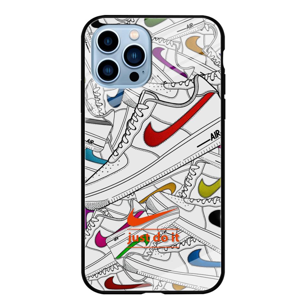 Nike Air White Shoes Pile iPhone 15 Pro Max Case-Oxvistore