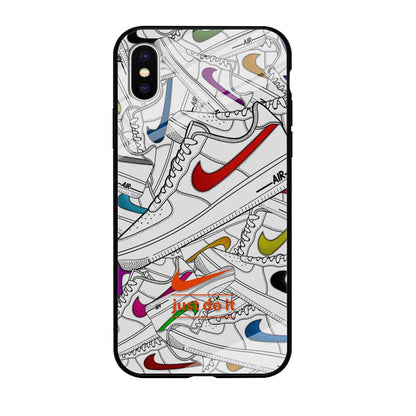 Nike Air White Shoes Pile iPhone X Case-Oxvistore