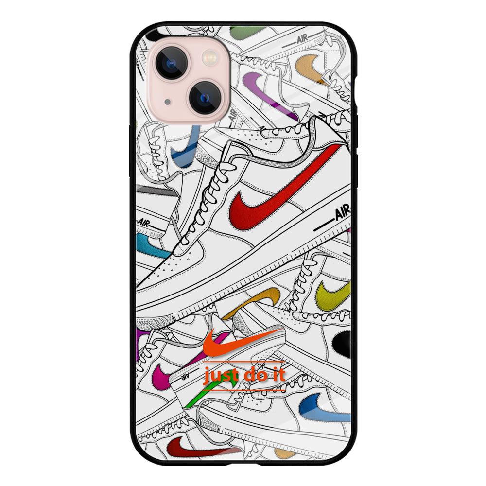 Nike Air White Shoes Pile iPhone 13 Case-Oxvistore