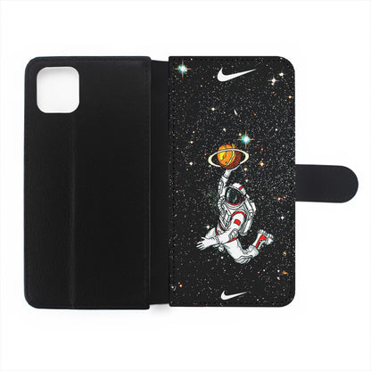 Nike Astronaut Slam Dunk Flip Wallet Phone Case