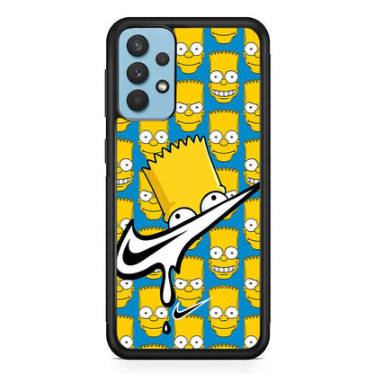 Nike Bart Vibes Face Samsung Galaxy A32 Case-Oxvistore