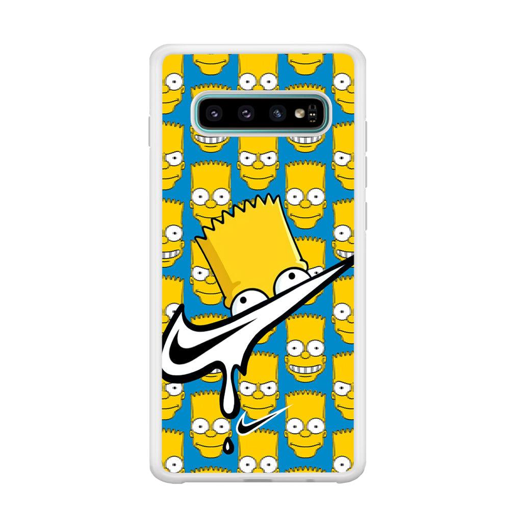 Nike Bart Vibes Face Samsung Galaxy S10 Case-Oxvistore