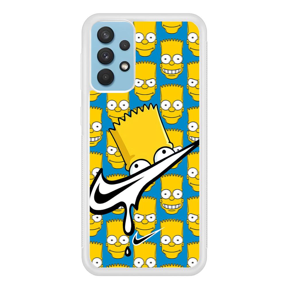 Nike Bart Vibes Face Samsung Galaxy A32 Case-Oxvistore