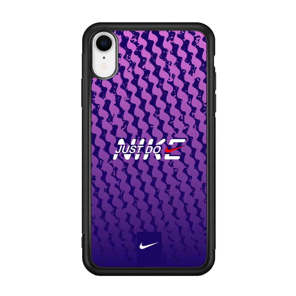 Nike Beast Mode iPhone XR Case-Rubber Black (2D Case)-Oxvistore