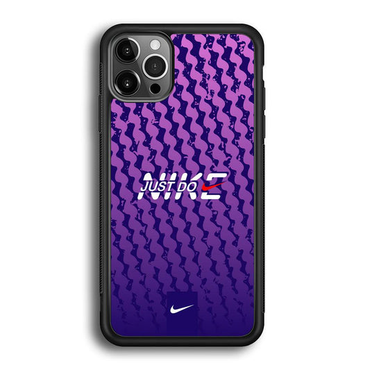 Nike Beast Mode iPhone 12 Pro Case-Rubber Black (2D Case)-Oxvistore