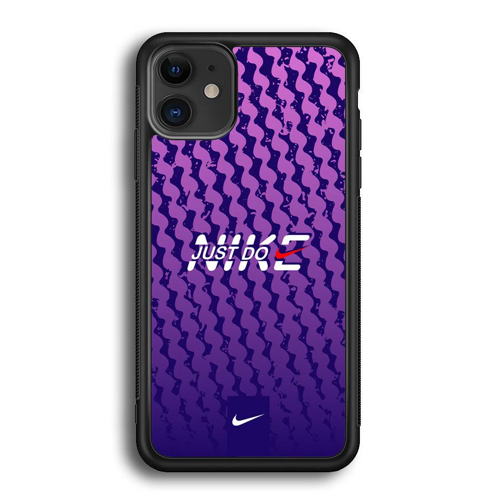 Nike Beast Mode iPhone 11 Case-Rubber Black (2D Case)-Oxvistore