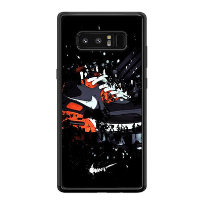 Nike Black Ink Splash Samsung Galaxy Note 8 Case-Oxvistore