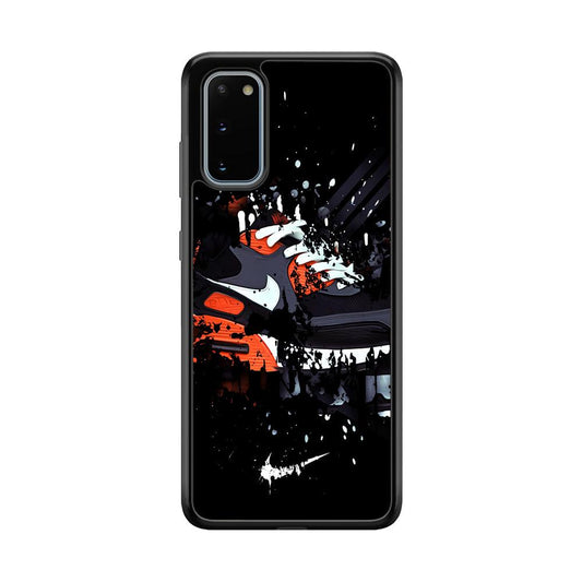 Nike Black Ink Splash Samsung Galaxy S20 Case-Oxvistore