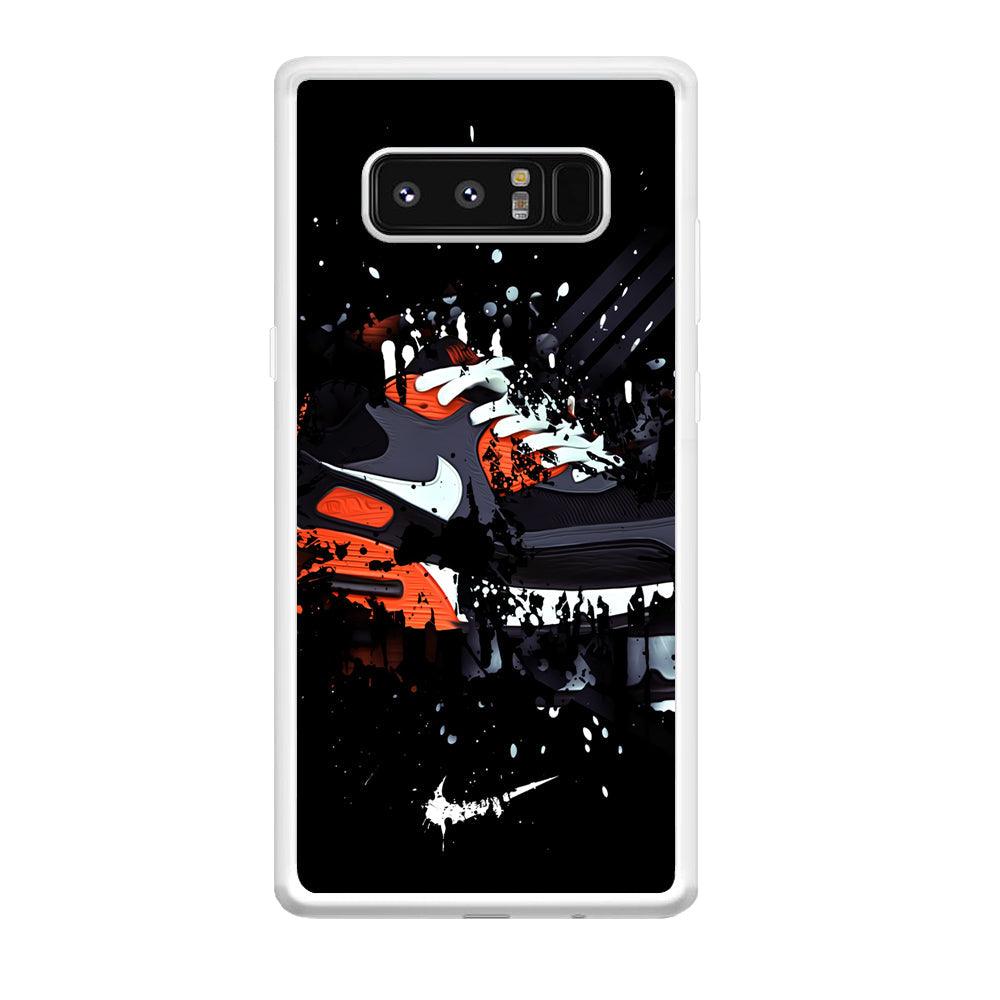 Nike Black Ink Splash Samsung Galaxy Note 8 Case-Oxvistore