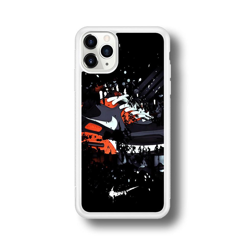 Nike Black Ink Splash iPhone 11 Pro Case-Oxvistore