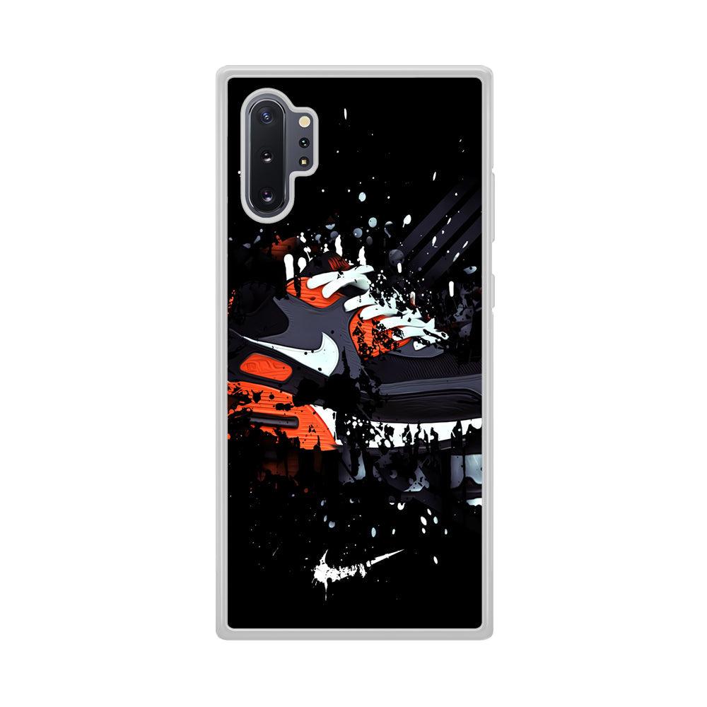 Nike Black Ink Splash Samsung Galaxy Note 10 Plus Case-Oxvistore