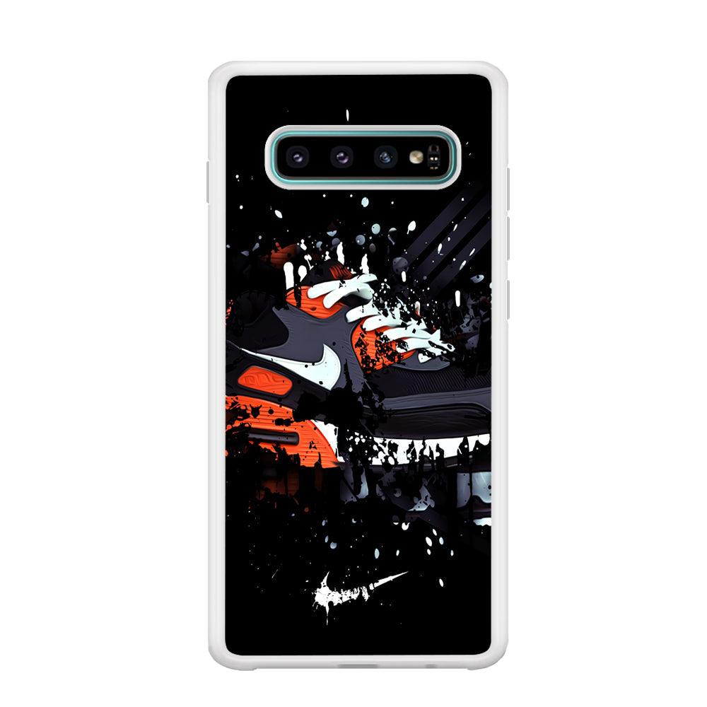 Nike Black Ink Splash Samsung Galaxy S10 Plus Case-Oxvistore