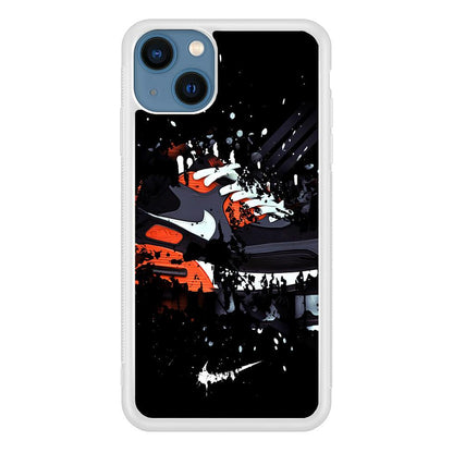 Nike Black Ink Splash iPhone 13 Case-Oxvistore