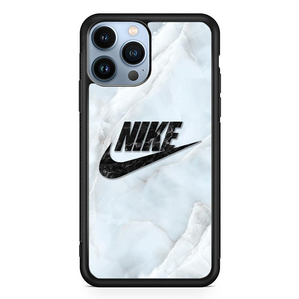 Nike Black Pearl on Shell iPhone 15 Pro Max Case-Rubber Black (2D Case)-Oxvistore