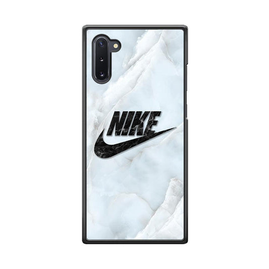 Nike Black Pearl on Shell Samsung Galaxy Note 10 Case-Rubber Black (2D Case)-Oxvistore