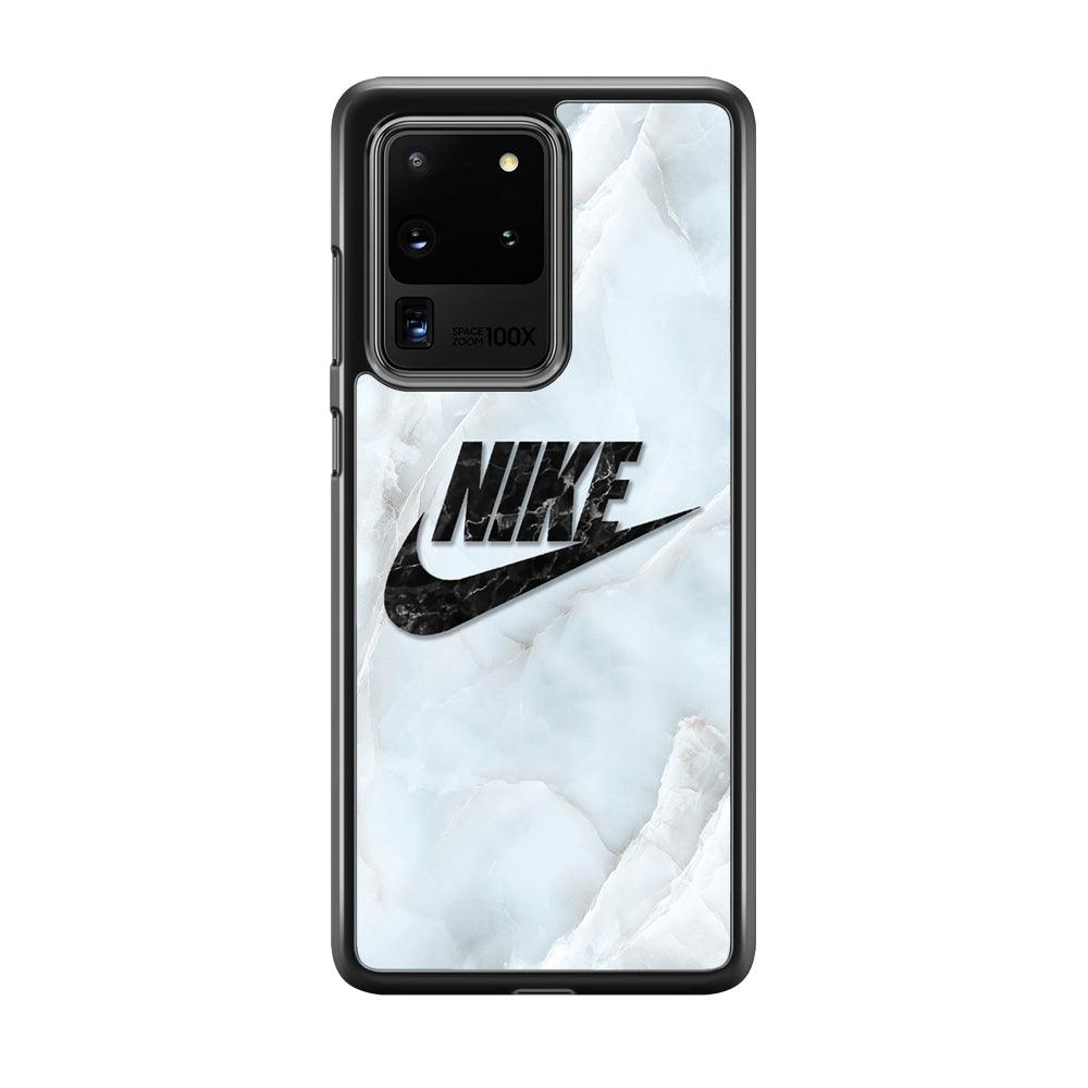 Nike Black Pearl on Shell Samsung Galaxy S20 Ultra Case-Rubber Black (2D Case)-Oxvistore