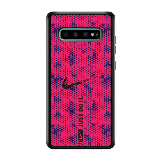 Nike Blue Honeycomb Samsung Galaxy S10 Case-Oxvistore