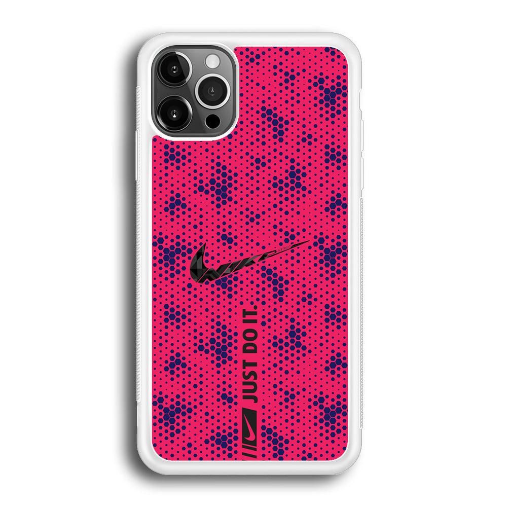 Nike Blue Honeycomb iPhone 12 Pro Max Case-Oxvistore