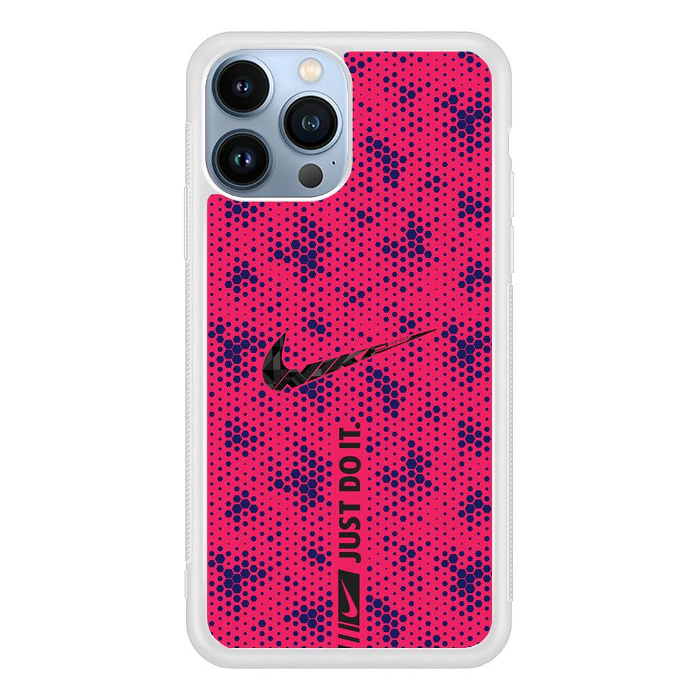 Nike Blue Honeycomb iPhone 13 Pro Case-Oxvistore