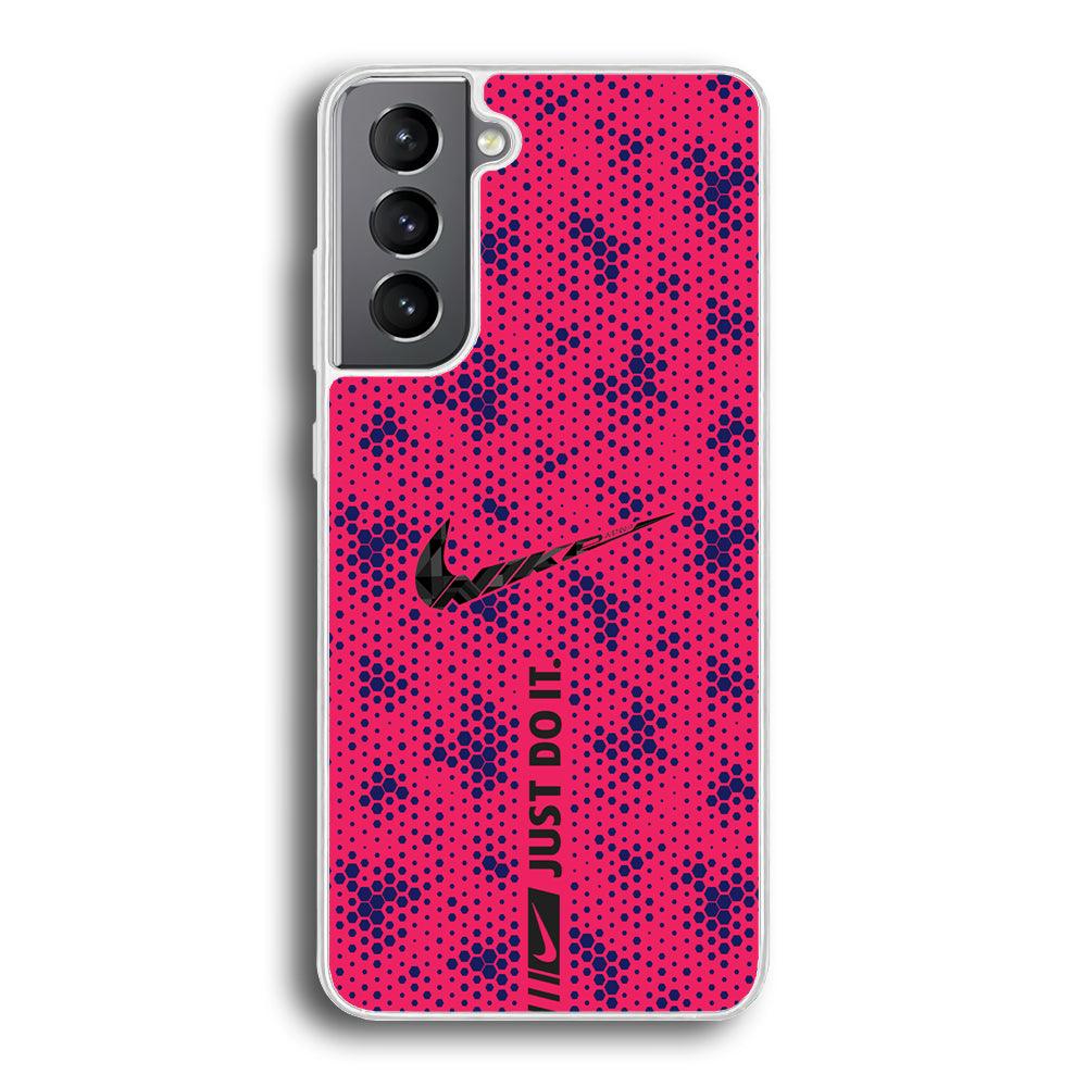 Nike Blue Honeycomb Samsung Galaxy S21 Plus Case-Oxvistore