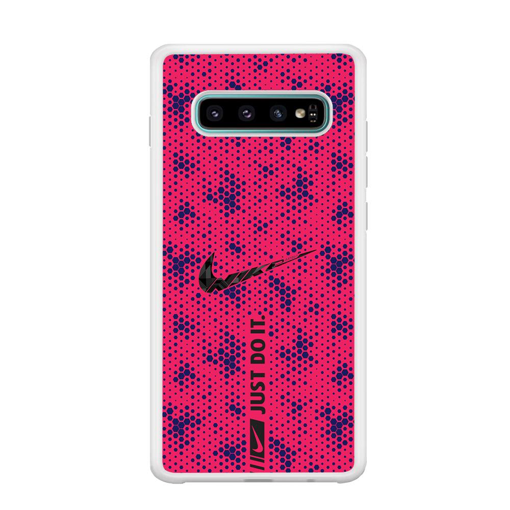 Nike Blue Honeycomb Samsung Galaxy S10 Plus Case-Oxvistore