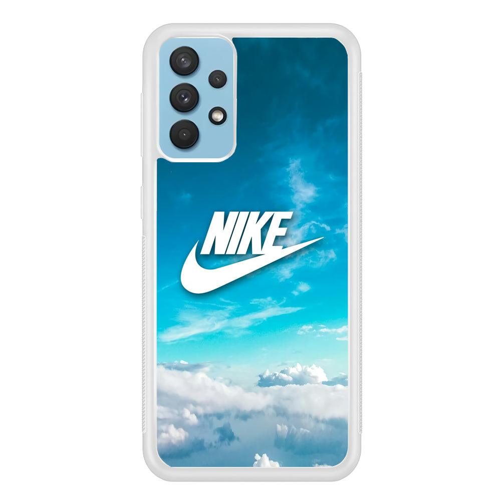 Nike Bluish Cloudy Samsung Galaxy A32 Case-Oxvistore