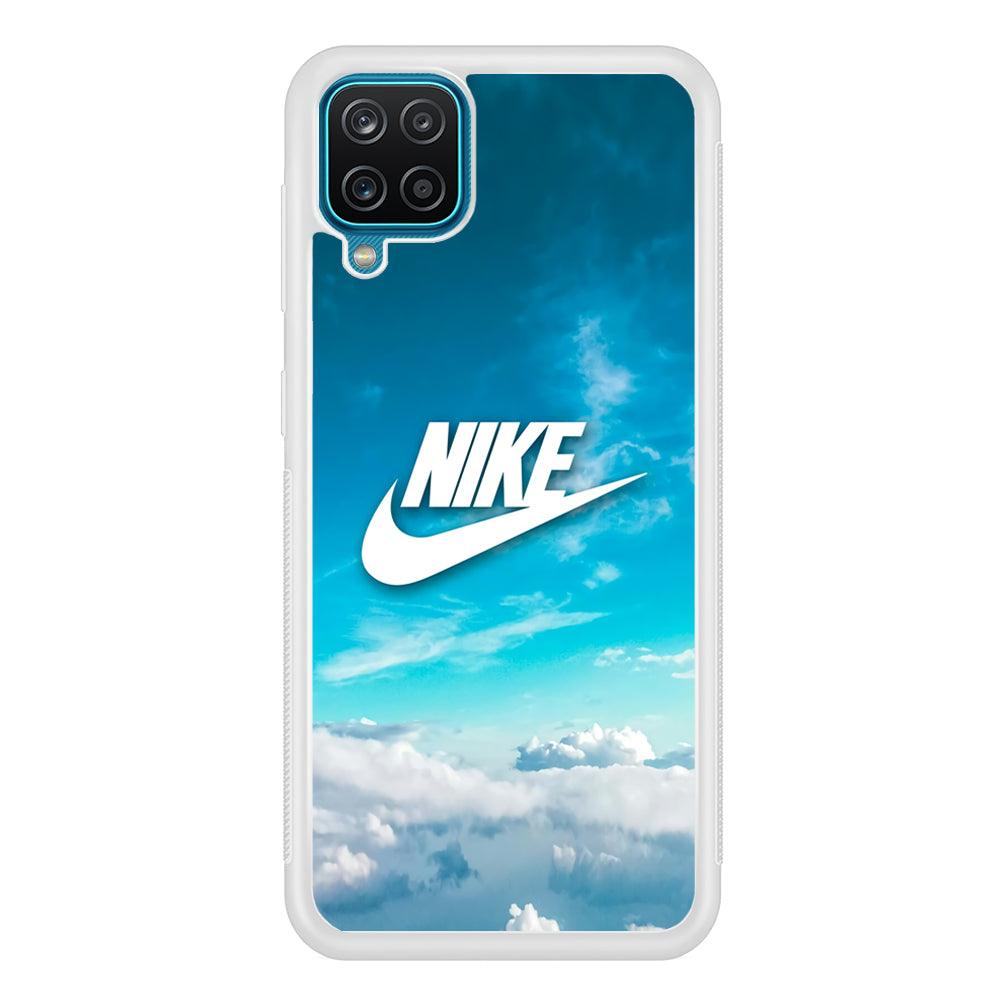 Nike Bluish Cloudy Samsung Galaxy A12 Case-Oxvistore