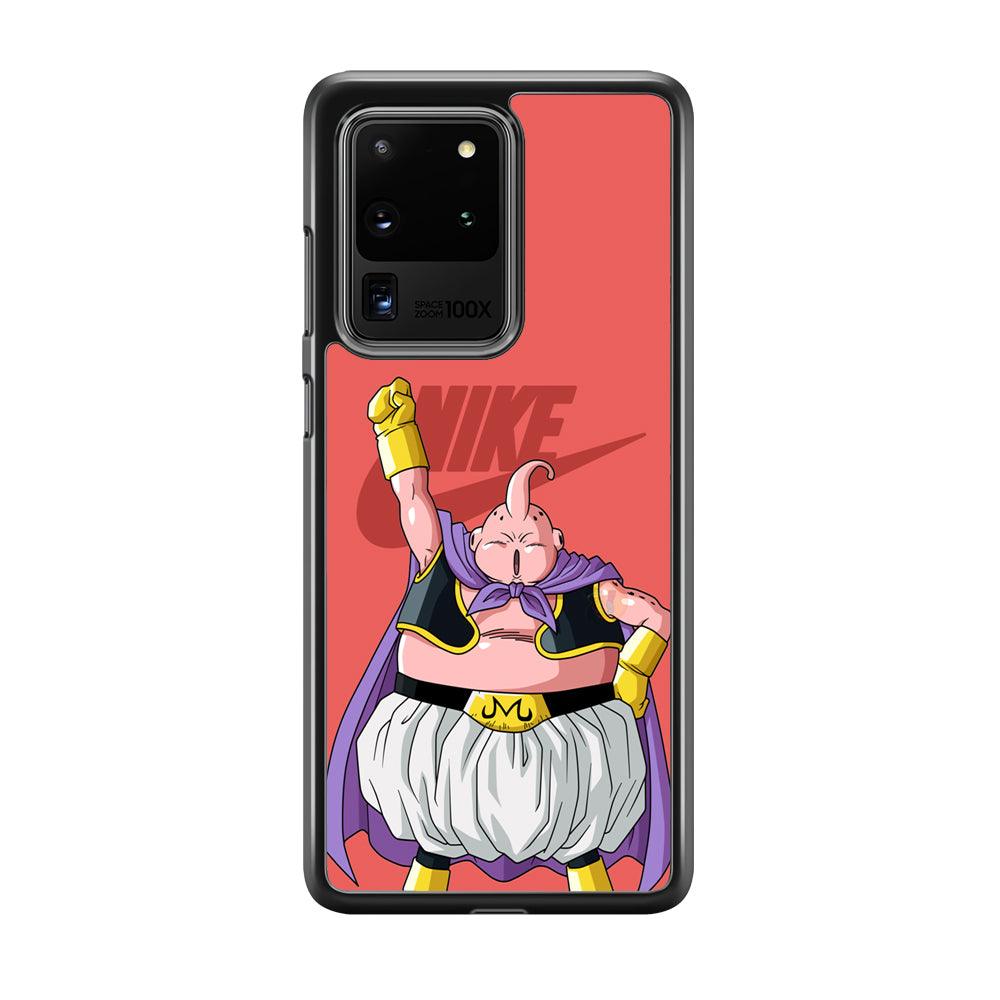 Nike Boo Pink Samsung Galaxy S20 Ultra Case-Rubber Black (2D Case)-Oxvistore