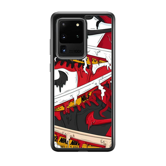 Nike Break The Limit Samsung Galaxy S20 Ultra Case-Rubber Black (2D Case)-Oxvistore