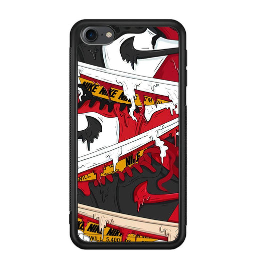 Nike Break The Limit iPod Touch 6 Case-Rubber Black (2D Case)-Oxvistore