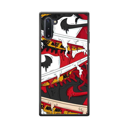 Nike Break The Limit Samsung Galaxy Note 10 Case-Rubber Black (2D Case)-Oxvistore