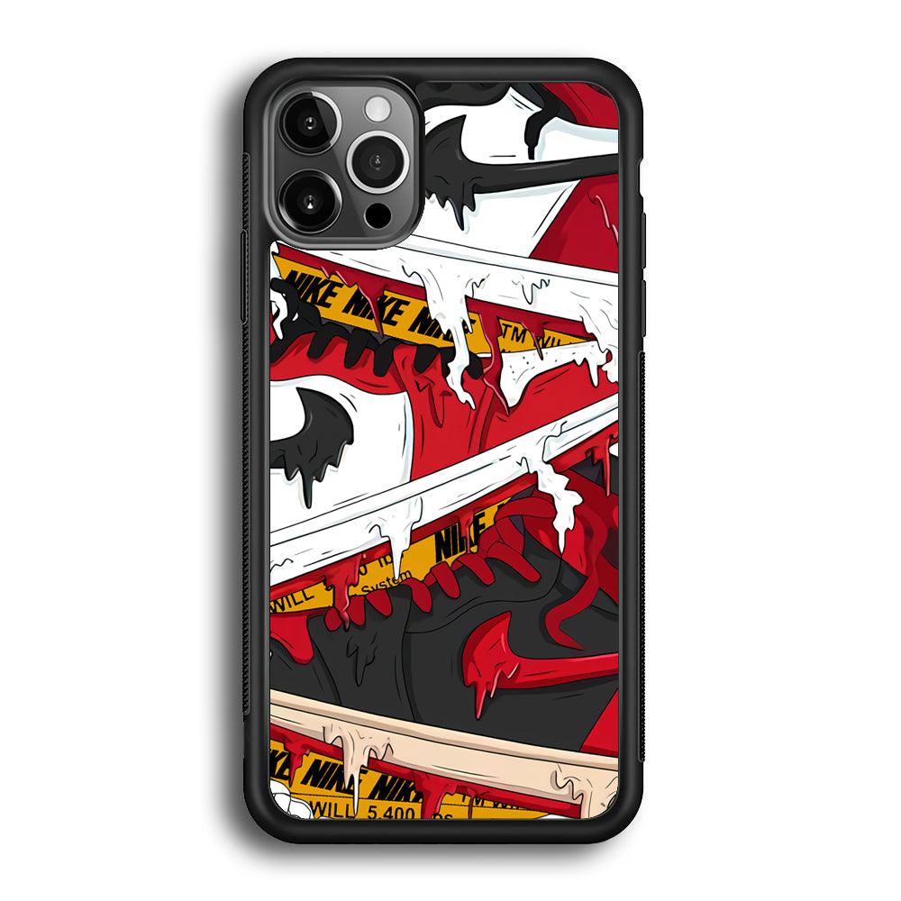 Nike Break The Limit iPhone 12 Pro Case-Rubber Black (2D Case)-Oxvistore