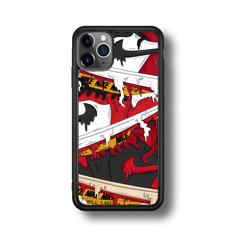 Nike Break The Limit iPhone 11 Pro Max Case-Rubber Black (2D Case)-Oxvistore